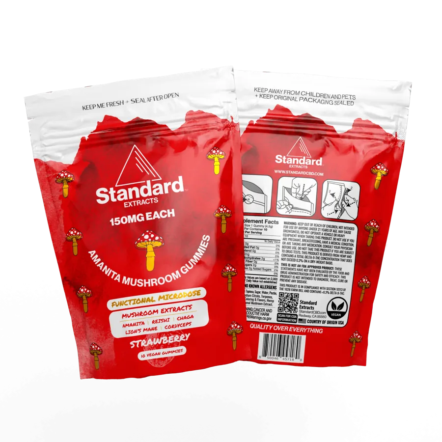 Amanita gummies, strawberry