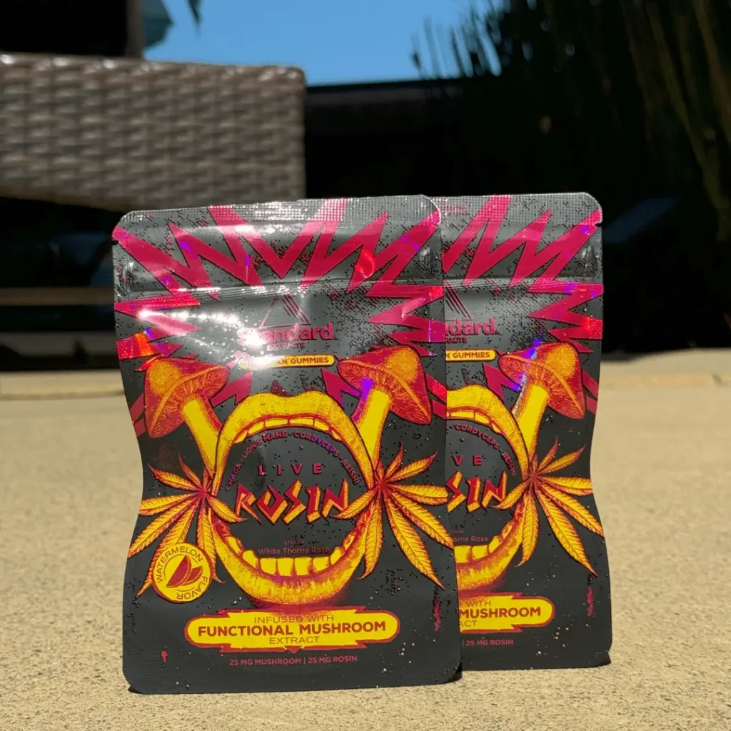THCA Watermelon Live Rosin Gummies - 10 Gummies Per Pack