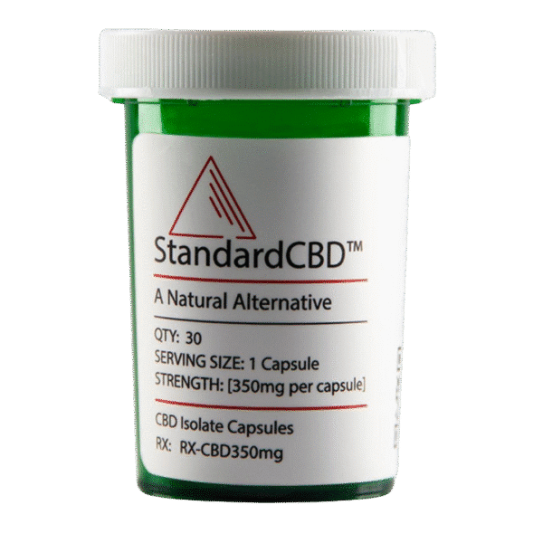 Ultra-Potent 350mg CBD Capsules – 10,500mg Total CBD