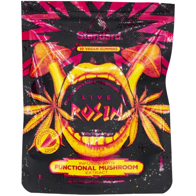 THCA Watermelon Live Rosin Gummies - 10 Gummies Per Pack